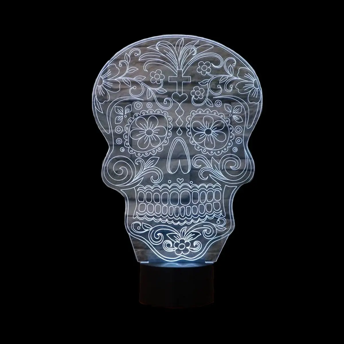 Sugar Skull 3D Lamp 1