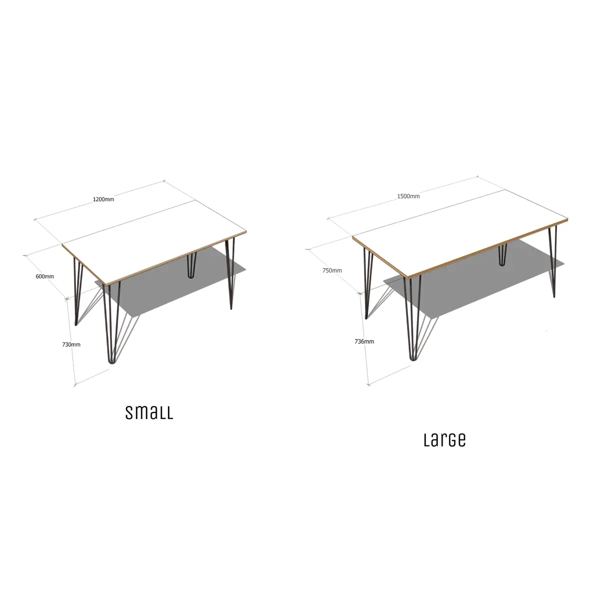 Hairpin Table (White) 4