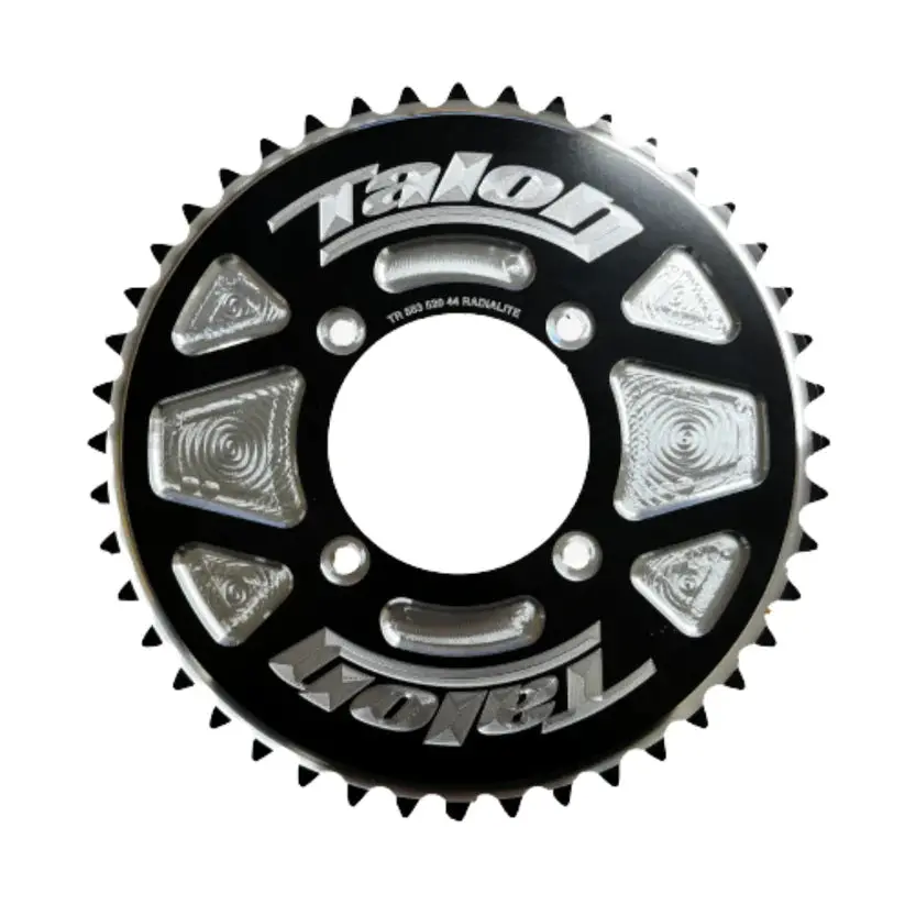 Talon 4 Bolt Rear Fim Style Trials Sprocket 43T Teeth Black 1