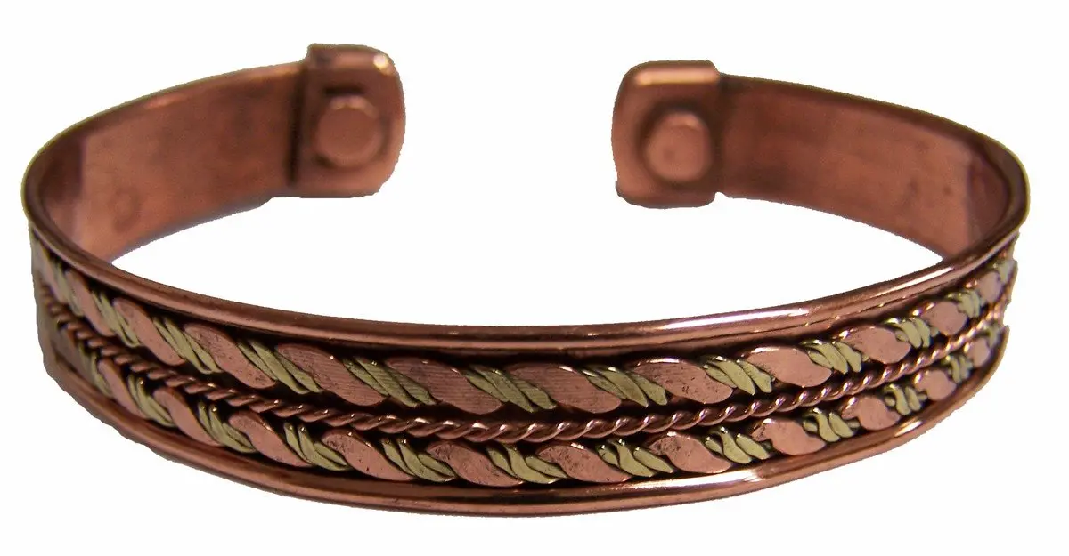 Pure Copper Magnetic Cuff Bracelet Style # H 1