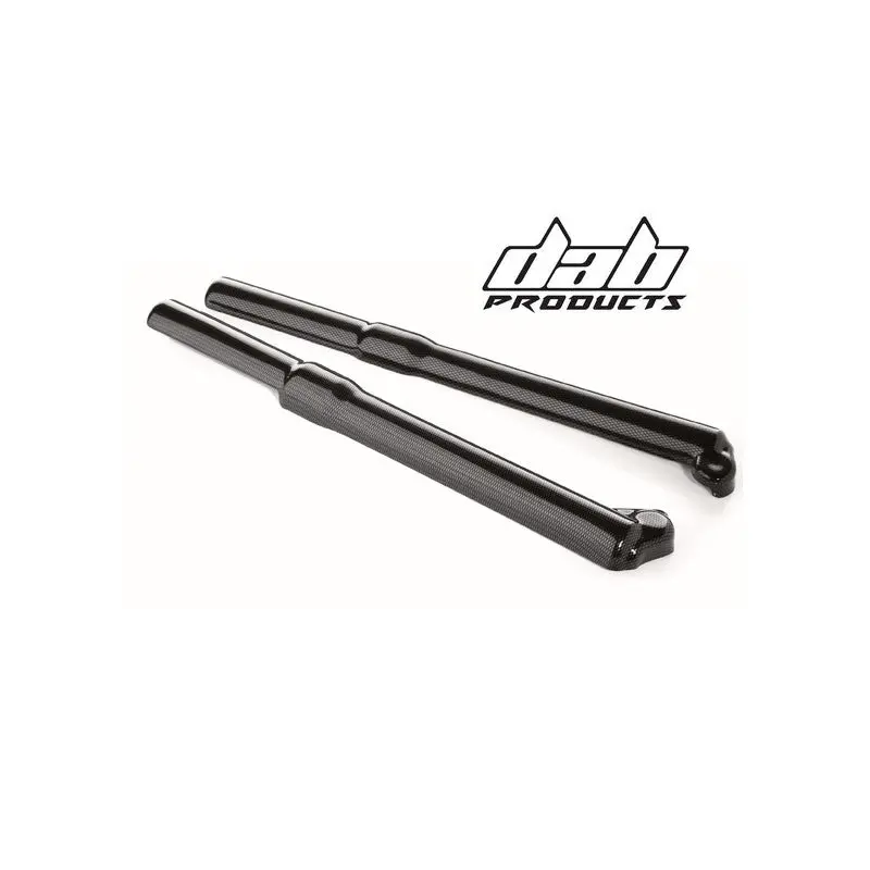 Dab Products Universal Long Fork Guards Covers Carbon Weave Look 1