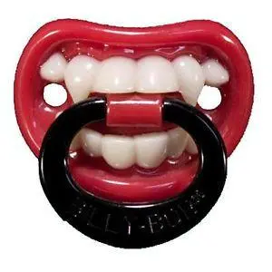 Little Vampire Teeth Billy Bob Toddler Pacifier 1