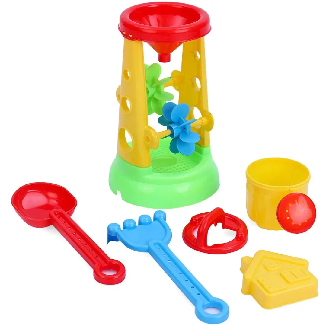 Ratna's Wheelie Beach Play Set For Kids/Toddlers Beach Toys Set Sand Game For Kids To Play At Beach - 6 Pcs Multicolor 1