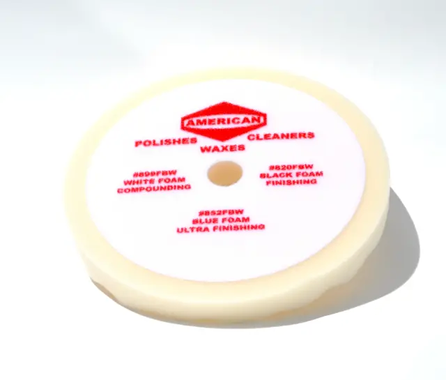 White Waffle Foam Compounding Pad 1