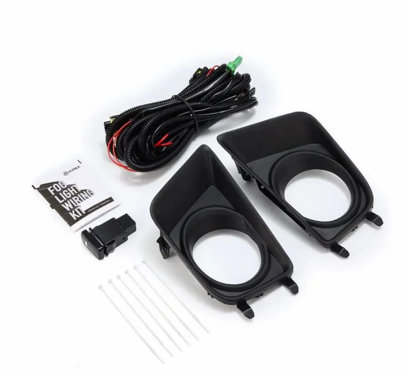 Alpharex Fog Light Bezel And Wiring Harness Kit For 2012–2015 Toyota Tacoma – No Fog Lights Included 1
