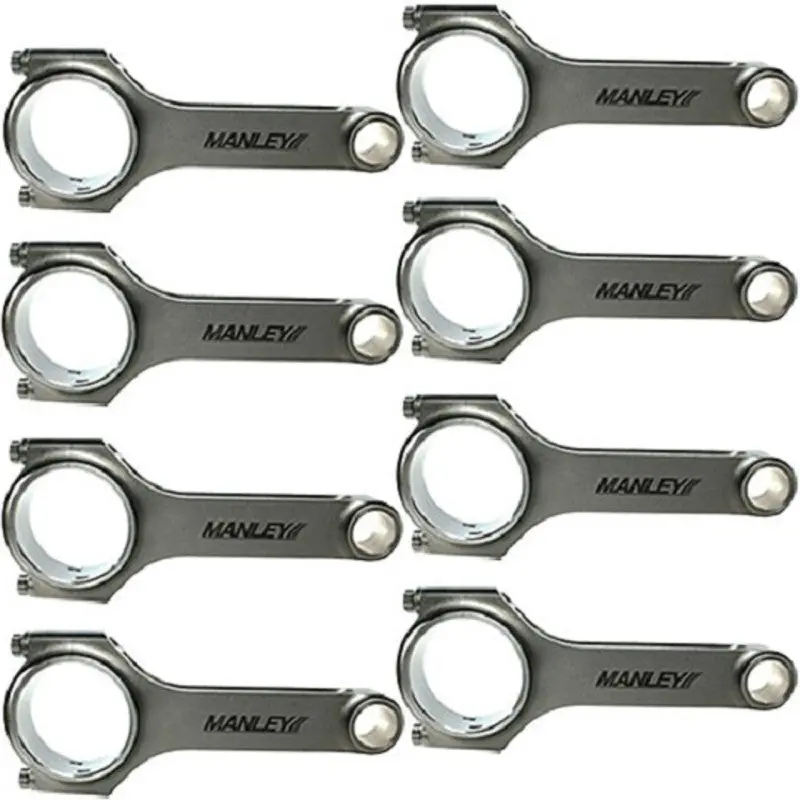 Manley H-Beam Connecting Rod Set – 5.700-Inch Length, Optimized For Chevy Small-Block Engines 1