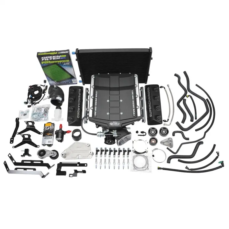 Edelbrock Stage 1 Supercharger Kit – For 2015–2017 Ford Mustang 5.0L V8 (Modular Nose, Tuner Not Included) 1