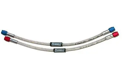 Russell Performance -3 An To 1/8" Npt Pre-Made 12" Nitrous Or Fuel Line Assembly 1