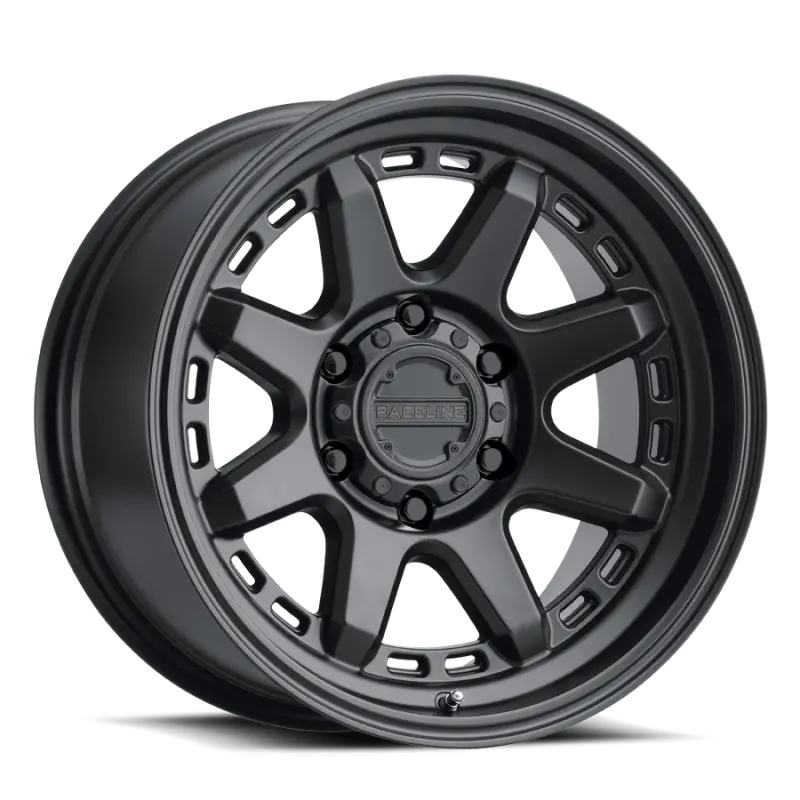 Raceline 947B Scout Wheel – 20X9", 8X170Mm Bolt Pattern, Zero Offset, 125.2Mm Center Bore, Satin Black 1