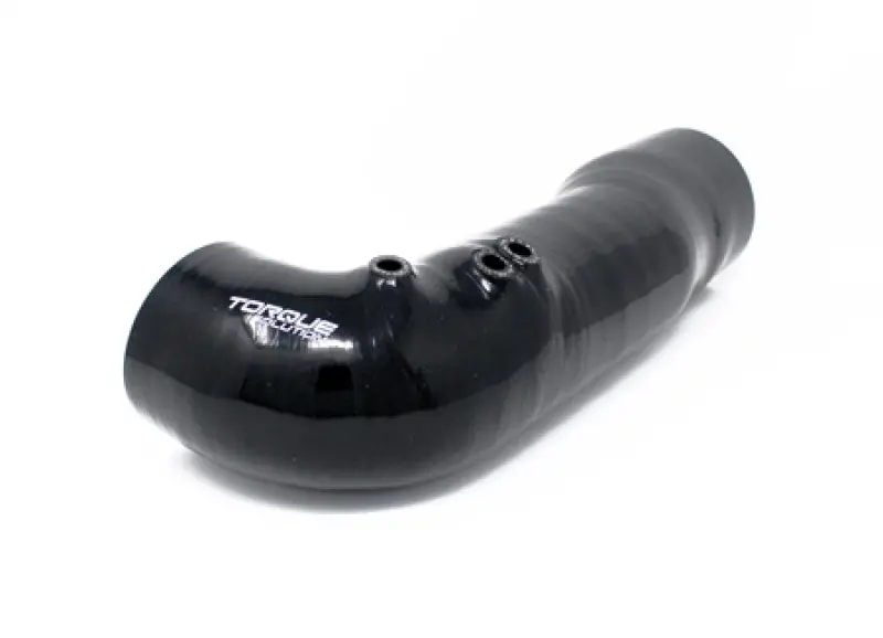 Torque Solution Non-Recirculating Turbo Inlet Hose – 3.5" Od, Black, Fits 2004–2020 Subaru Sti With 3.3"/84Mm Fp Turbo 1