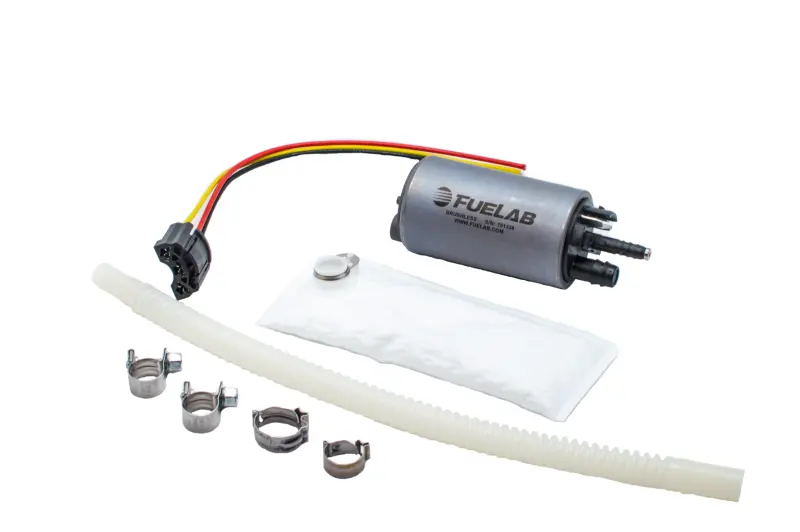 Fuelab 496 In-Tank Brushless Fuel Pump – 500 Lph, Dual Barb Outputs (9Mm & 6Mm), Integrated Siphon 2