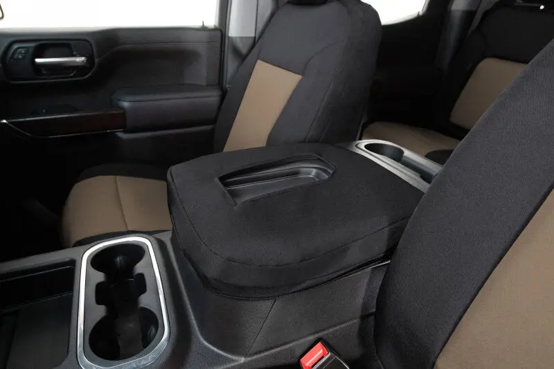 Covercraft Endura Precisionfit Second Row Seat Covers For 2016–2024 Honda Ridgeline – Tan/Black 1