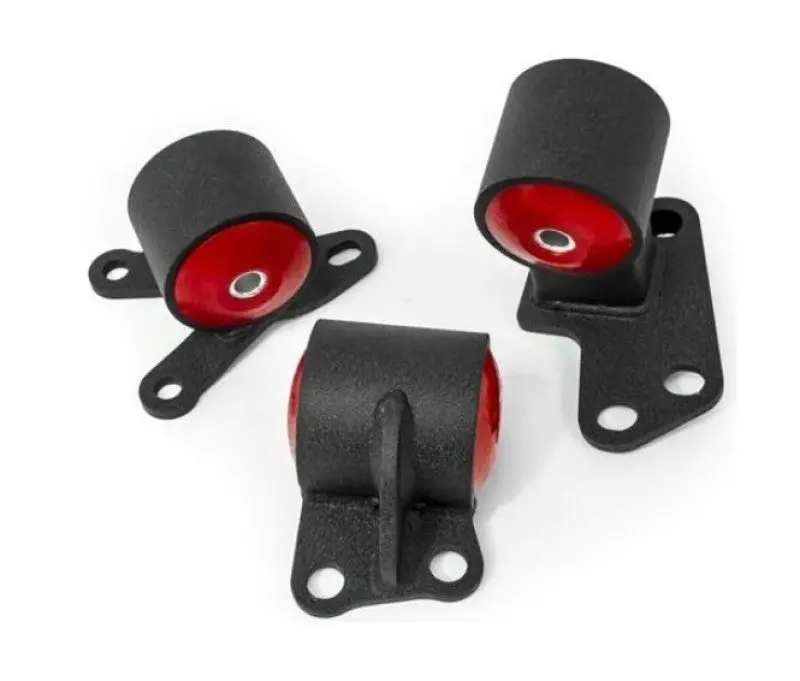 Innovative Motor Mount Kit – Black Steel, 60A Durometer Bushings, Designed For 1992–1995 Honda Civic B/D-Series (Auto-To-Manual Hydro Conversion) 1