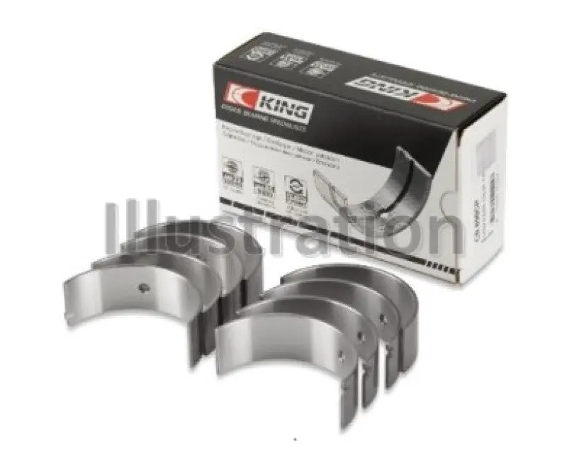 King Engine Bearings Connecting Rod Bearing Set For Toyota 2T/3T/3T-G/4T-G Engines – Oversize +1.0Mm 1