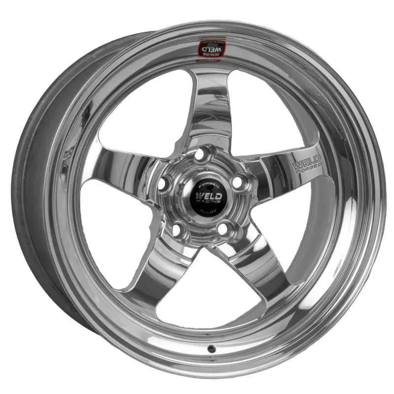 Weld Racing S71 Polished Aluminum Wheel – 18X10 Inches, 5X4.75 Bolt Pattern, 5.7-Inch Backspace, Non-Beadlock Design 1
