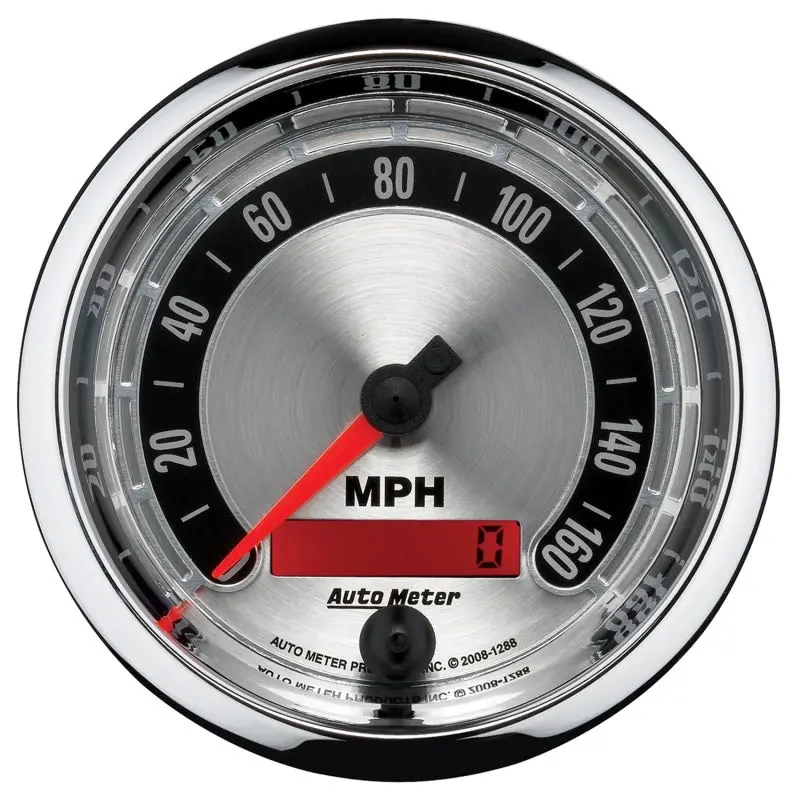 Autometer American Muscle Speedometer – 3-3/8" Electric, Programmable Up To 160 Mph 1
