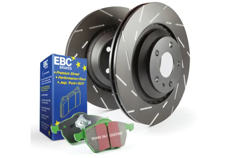 Ebc Greenstuff S2 Brake Kit: High-Friction Pads + Usr Drilled Rotors 1