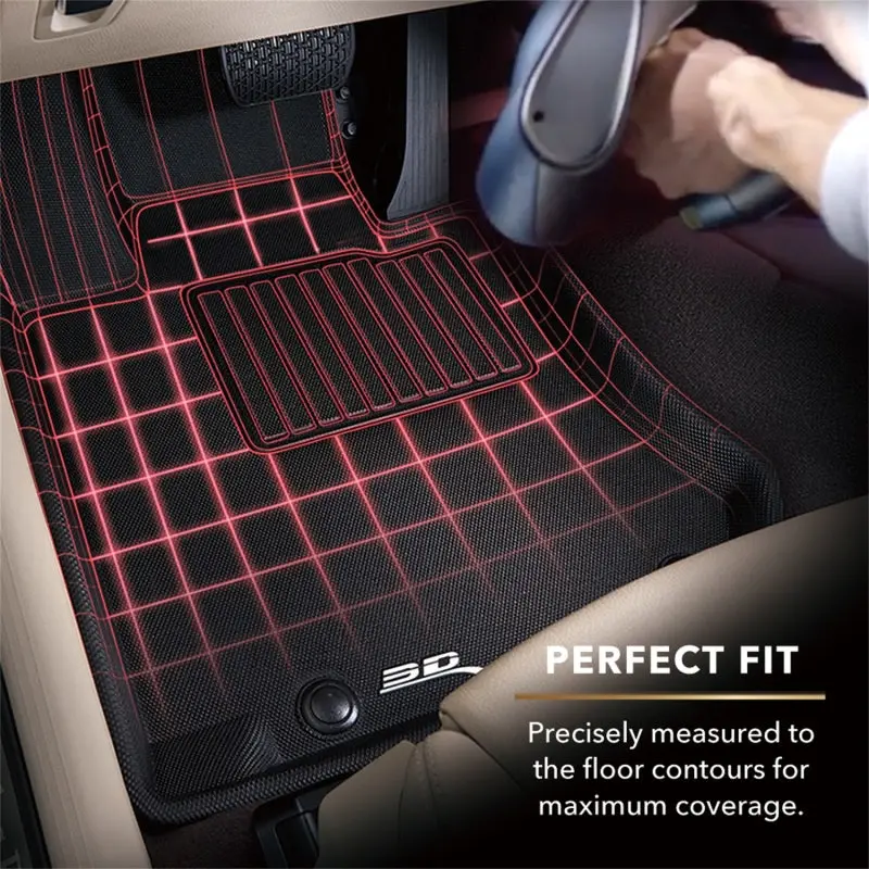 3D Maxpider Custom-Fit Second-Row Floor Mats For 2023+ Hyundai Ioniq 5 – Black 2