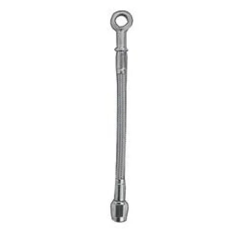 Fragola -3An Clear-Coated Straight Fitting — 7/16-Inch Bjo, 16-Inch Length 1