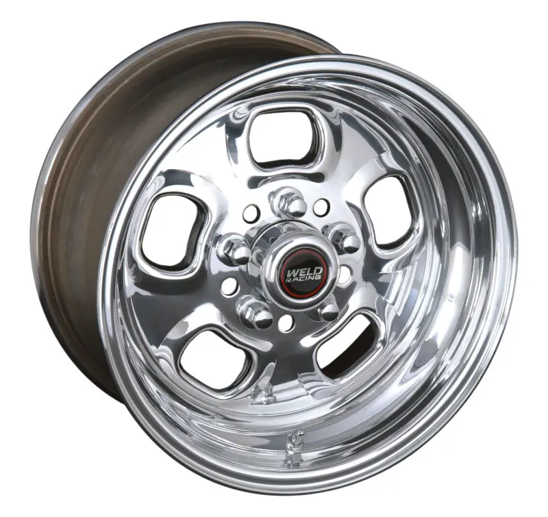 Weld Rodlite 15X6 Polished Aluminum Wheel – 5X4.5 & 5X4.75 Bolt Pattern, 3.5" Backspace, Non-Beadlock 1