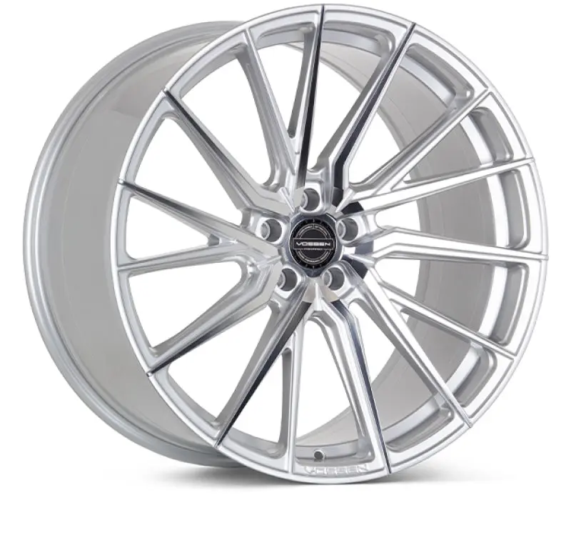 Vossen Hf-4T 20X10 / 5X112 / Et50 / Deep Face / 66.5 - Silver Polished - Left Wheel 1