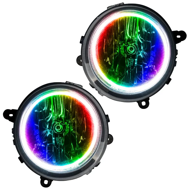 Oracle Colorshift Smd Halo Headlight Kit With 2.0 Controller – Fits 2007–2016 Jeep Patriot & Compass 1