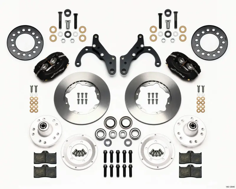 Wilwood Forged Dynalite Front Kit 11.00In 69-70 Impala Drum/Disc 69-82 Vette 1