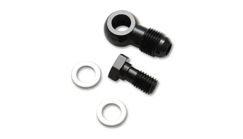 Vibrant -4 An Male Banjo Fitting – 10Mm X 1.5 Metric Thread – Aluminum Construction With Two Washers 1