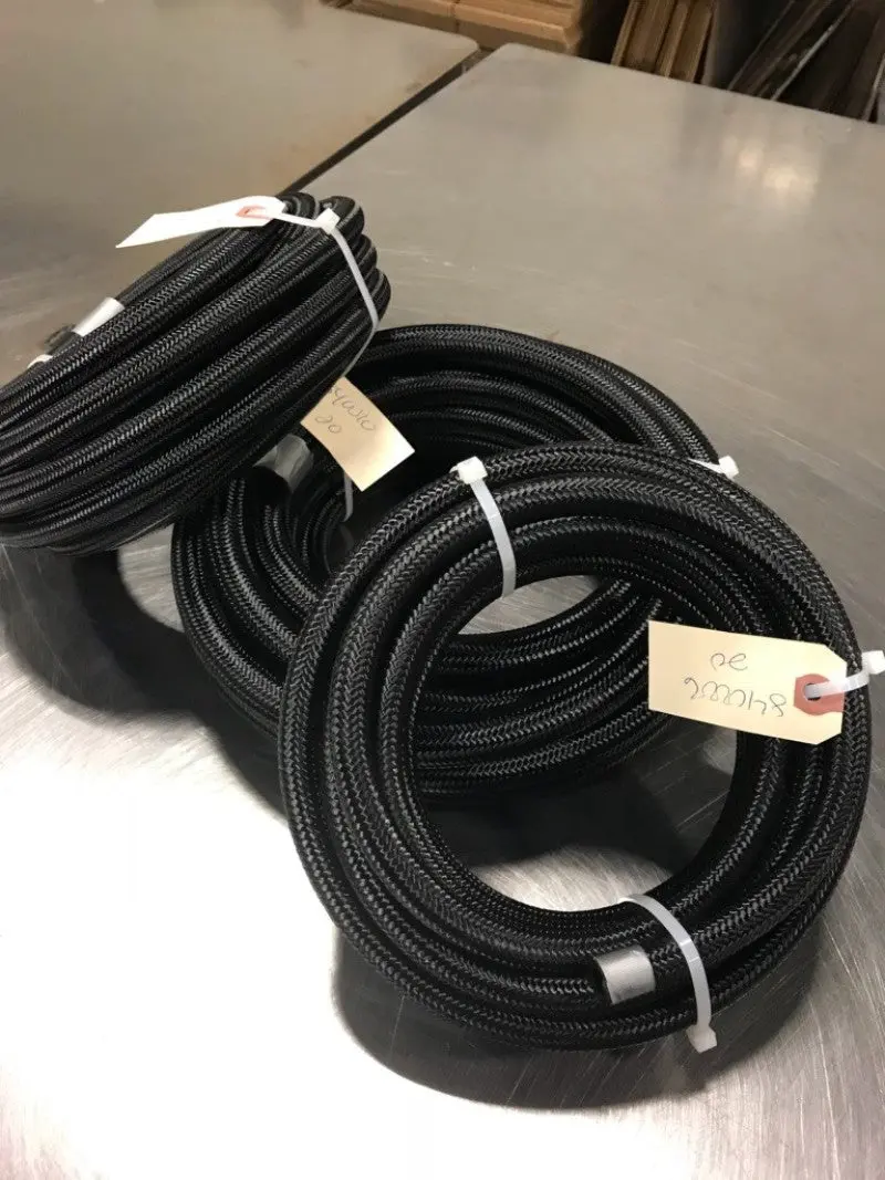 Fragola -4An Premium Nylon Race Hose – 15-Foot Spool, High-Pressure, Fuel & Oil Compatible 1