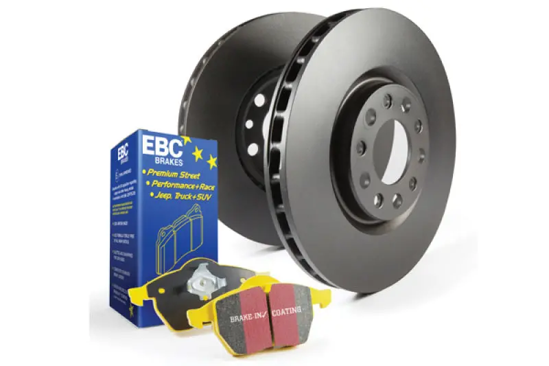 Ebc Yellowstuff High-Performance Brake Pad & Rk Rotor Kit – Compatible With Nissan Silvia S13 2