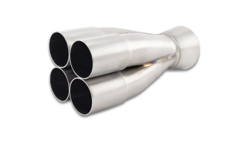 Vibrant 4-1 Stainless Steel Merge Collector – 1.50" Inlet, 2.00" Slip-Over Merge Outlet (Single Unit) 1