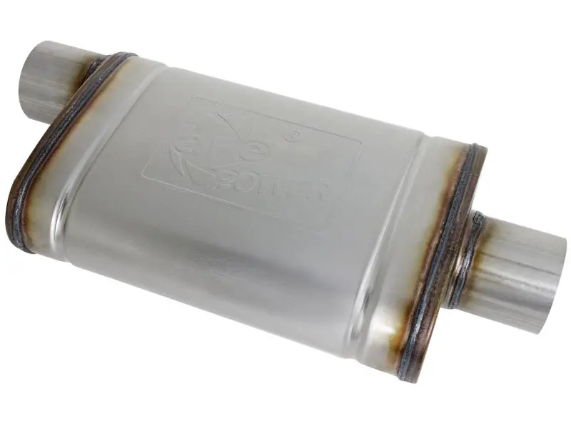 Afe Machforce Xp Stainless Steel Muffler – 3" Inlet/Outlet, 9"L × 4"W × 14" Body 1