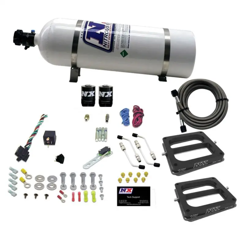 Nitrous Express Dual-Stage Nitrous Kit For Gasoline Engines – 50 To 300 Hp With 15-Lb Bottle 1