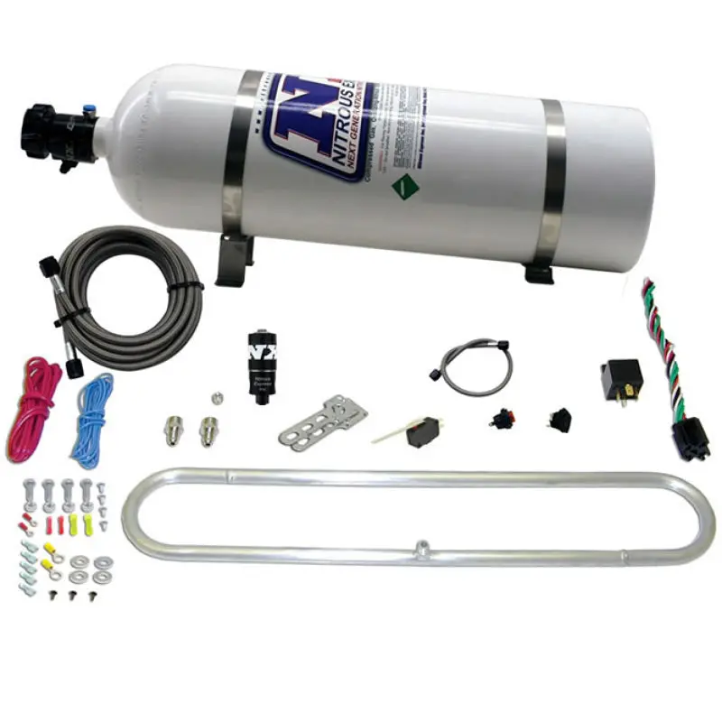 Nitrous Express N-Tercooler System W/15Lb Bottle (Remote Mount Solenoid) 1