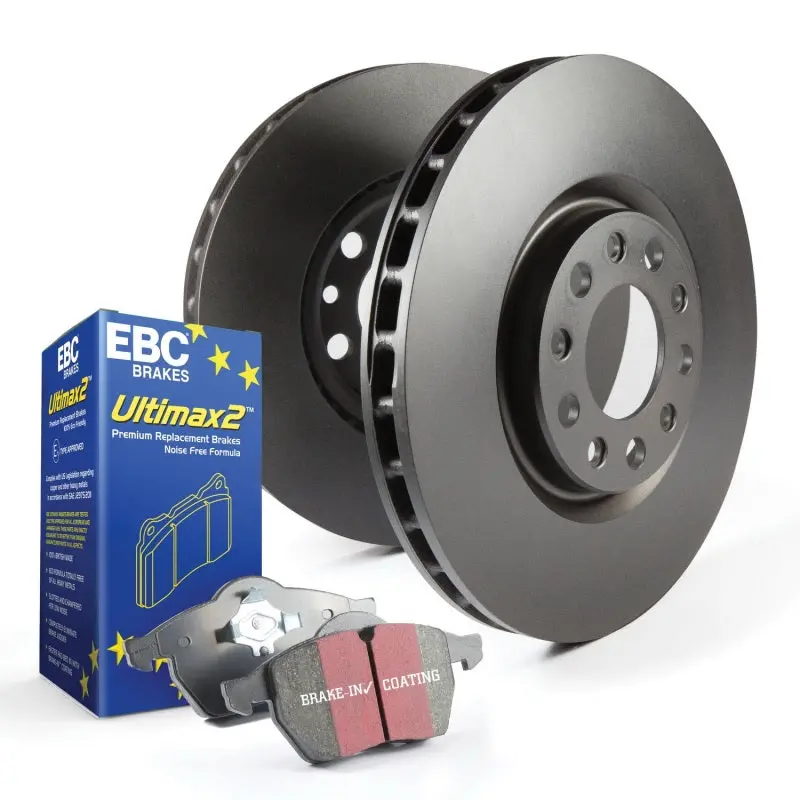 Ebc Ultimax S1 Brake Kit: Premium Front & Rear Pads With Rk Series Rotors 2