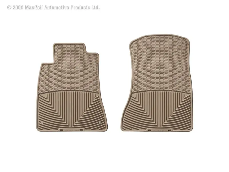 Weathertech 02+ Lexus Sc 430 Front Rubber Mats - Tan 2