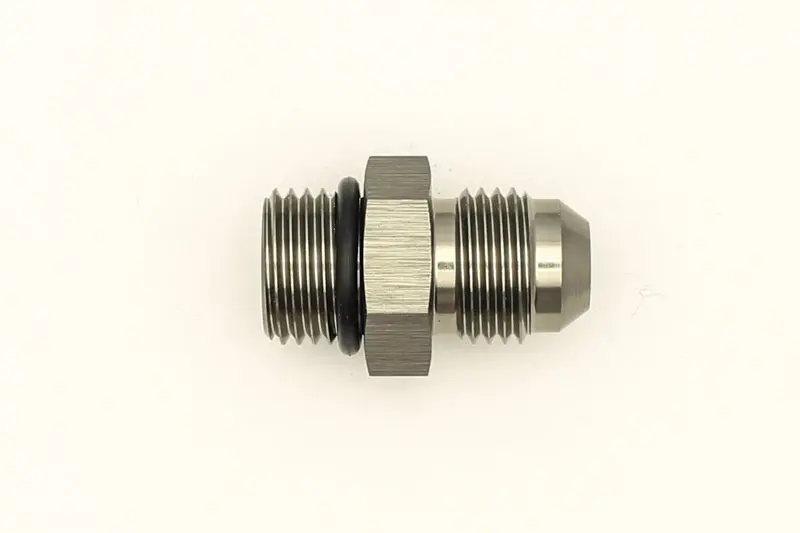 Deatschwerks 6An Orb Male To 6An Male Flare Adapter With Integrated O-Ring 1
