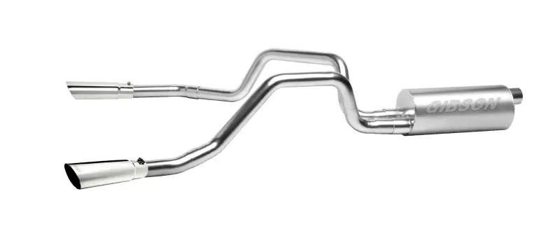 Gibson Cat-Back Dual Exhaust System – Stainless Steel, 2.5" Diameter, For 2005–2008 Ford F-150 King Ranch 5.4L 1