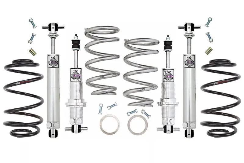 Umi Performance 1-Inch Rear Lowering Kit With Springs And Shocks For 1964–1966 Gm A-Body Vehicles (550 Lb Rate) 1