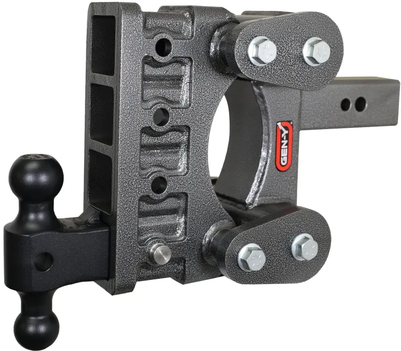 Gen-Y The Boss Torsion-Flex Adjustable Hitch – 2.5" Shank, 6" Drop, 3,500Lb Tw, 32,000Lb Gtw W/ Dual-Ball Gh-0161 1
