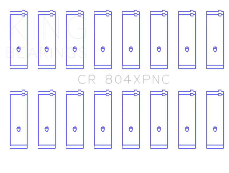 King Coated Performance Rod Bearing Set For Ford Windsor Engines (260Ci / 289Ci / 302Ci / 5.0L) 2