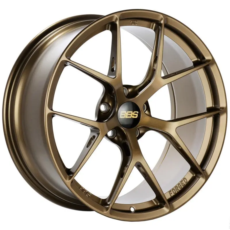 Bbs Fi-R Forged Monoblock Wheel – 21X12.5", Center-Lock Fitment, Et48 Offset, 84Mm Cb, Satin Bronze 1