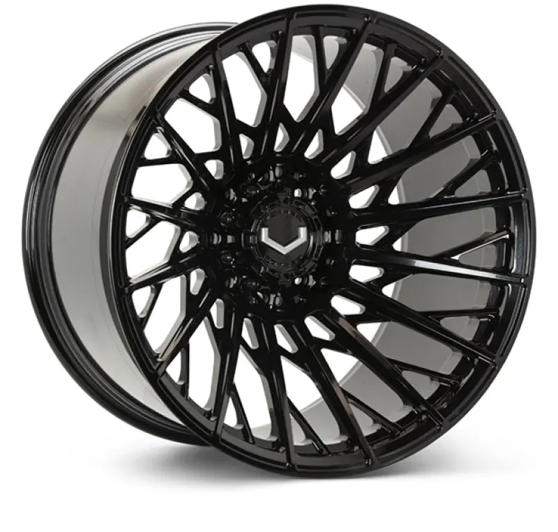Vossen Vfx-02T Gloss Black Forged Wheel – 22X12, 6X139.7, Et44 Offset, Ultra-Deep Profile, 78.1Mm Centerbore 1