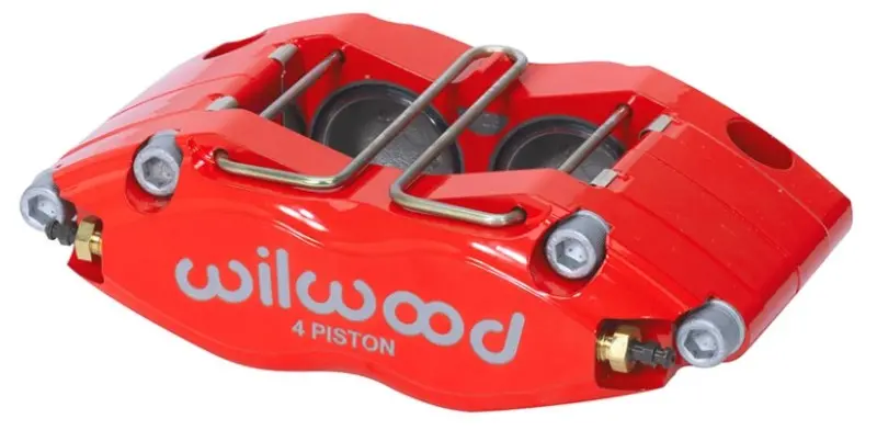 Wilwood Dpr-Ds Red Caliper – Dual-Piston Design (1.25"), Compatible With .38"–.50" Rotor Thickness, Includes Dust Seals 1