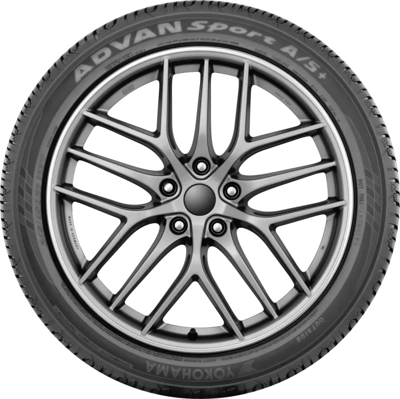 Yokohama Advan Sport A/S+ All-Season Performance Tire – 215/40R18, Load Index 89 (1,279 Lbs), Speed Rating W (168 Mph) 1