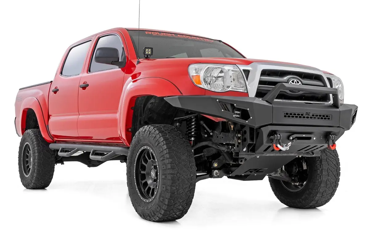 Rough Country High-Clearance Led Winch Bumper For 2005–2011 Toyota Tacoma 1