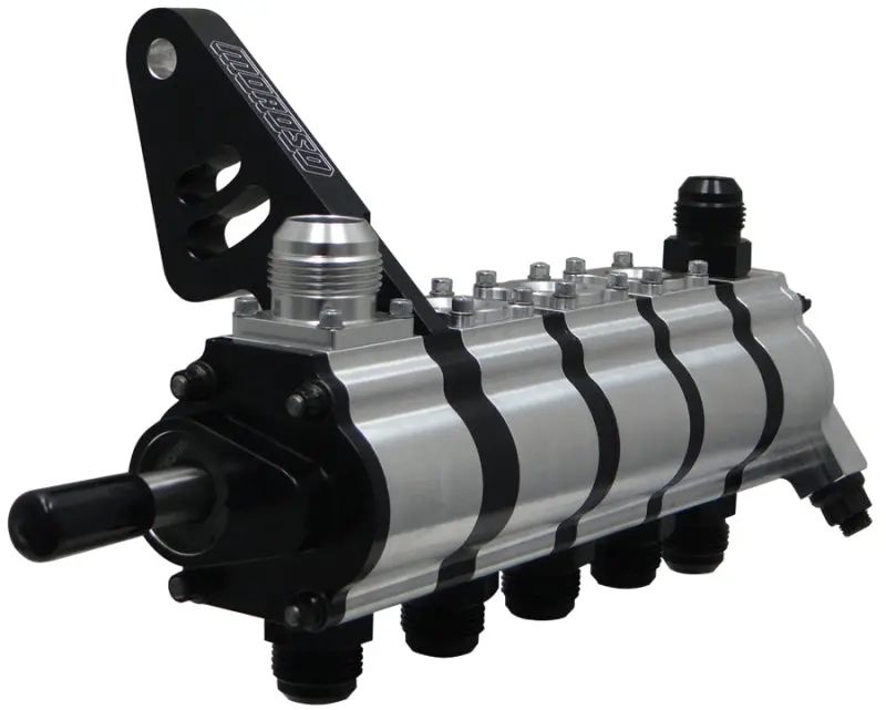 Moroso T3-Series 5-Stage Dry Sump Oil Pump — Tri-Lobe, Left-Mount, 0.900" Pressure Output 1