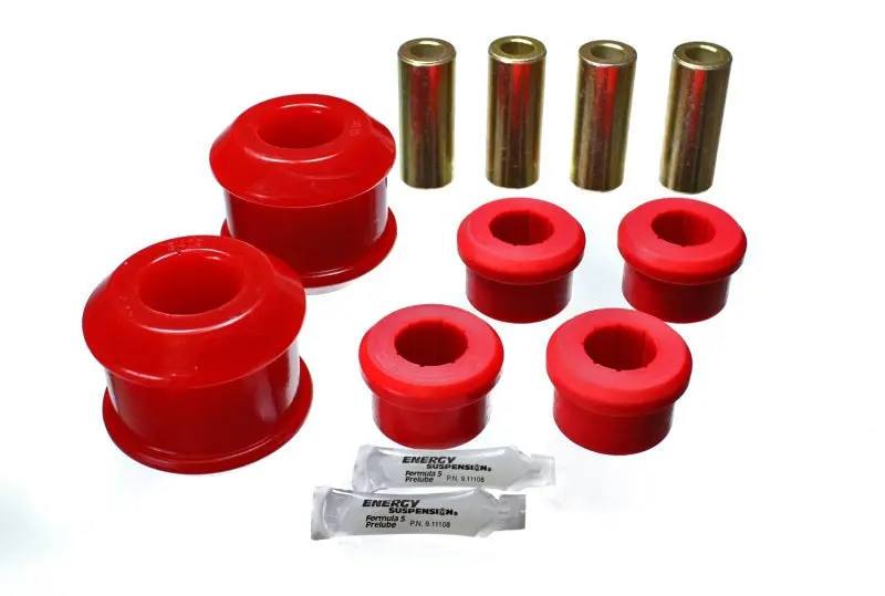 Energy Suspension Red Polyurethane Front Control Arm Bushings For 2001–2005 Honda Civic, Crx, Si, And 2002–2004 Acura Rsx (Including Type-S) 2