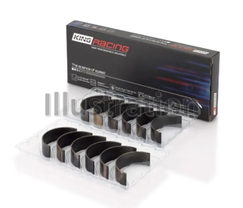 King Tri-Metal Rod Bearing Set – Precision Fit For 2009–2015 Nissan Gt-R Vr38Dett (Stdx Size) 1