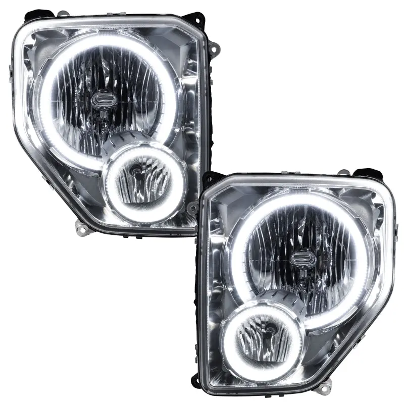 Oracle Led Headlight Assembly For 2008–2012 Jeep Liberty – White Smd Lighting 1